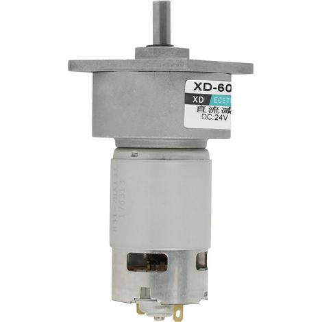 Moteur à engrenages métalliques Micro DC 35 W, vitesse réglable CW/CCW (24 V 30 tr/min) (1/5)