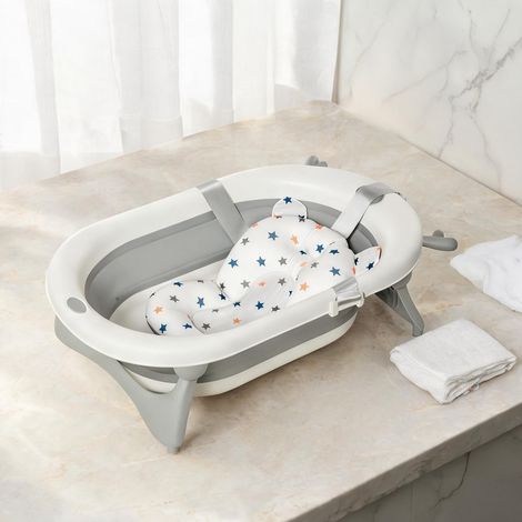 Baquet de bain pliable pour bébé 0-3 ans 81,5 x 50,5 cm en pP tpe (1/5)