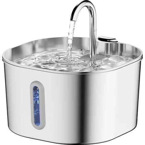 Fuente de agua para gatos, dispensador automático, funcionamiento silencioso, 4Chips. (1/2)