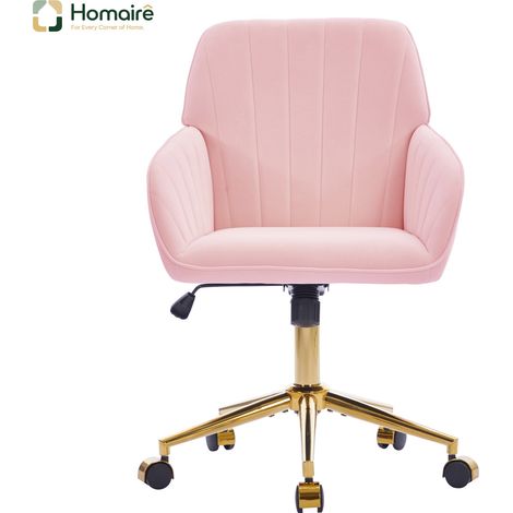Canapé en velours rose 60 x 60 x 97 cm HOMAIRE (1/5)