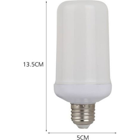 Ampoule LED Flamme - Culot E27 - 6 W - 890 lm - Blanc Chaud 2700 K - Classe Énergétique A++ - Durée De Vie 30000 Heures - 1 Pièce (1/4)