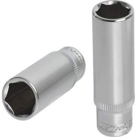 KS Tools 922.1427 - Bussola lunga a 6 punti, 1/4 – 7 mm