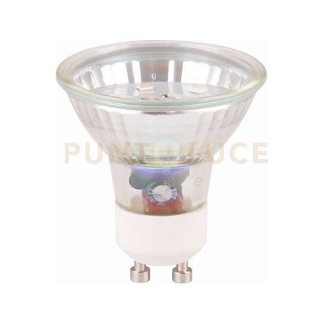 LAMPADINA ATTACCO GU10 DIMMERABILE CON INTERRUTTORE 4,5W · 400lm, 4000K IN VETRO
