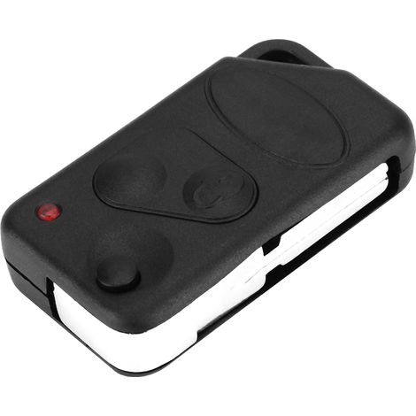 Boîtier télécommande voiture 2 boutons clé flip étui coque lame pour Land Rover Range Rover P38 (1/5)