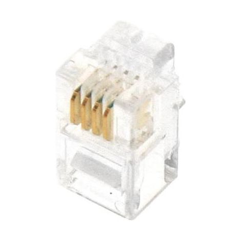 connecteurs - modular - 4 points / 4 contacts - cat3 - lot de 10 - gigamédia mj4p4c