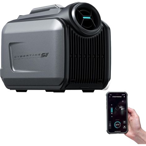 Climatiseur portable réversible silencieux 5100 BTU froid / 6100 BTU chaud, pour camping-car, tente et bateau, 4 modes, 3 réglages, faible consommation (1 kWh/8 h)