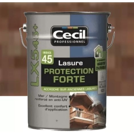 Lasure Protection Forte CECIL LX545+ Noyer 5 L (1/3)