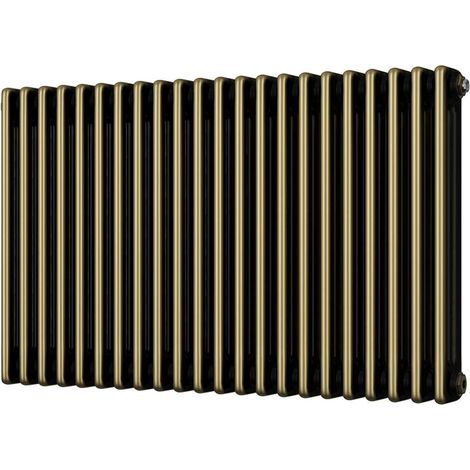 Alpha - Antique Brass Column Radiator H600mm x W999mm 3 Column (1/2)