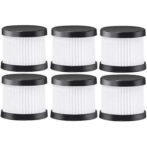 Pièces de rechange pour 6 filtres HEPA compatibles avec les aspirateurs CVH2 et CVH3 PLUS (1/5)