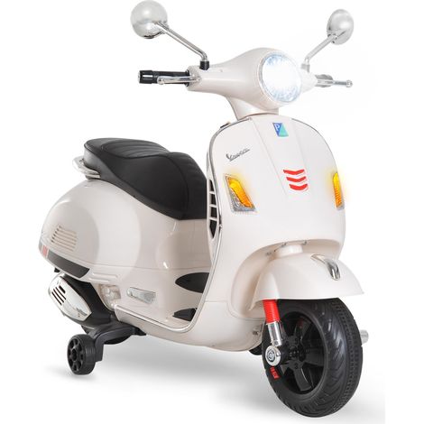 Moto Elettrica per Bambini Piaggio Vespa GTS 6V Bianco (1/5)