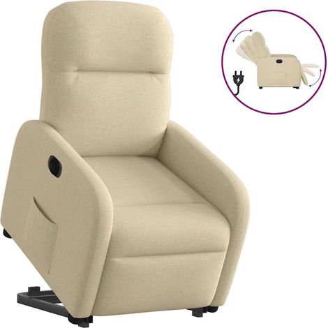 Maison Exclusive - Relaxsessel mit Aufstehhilfe Elektrisch Creme