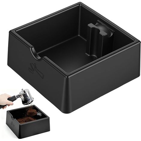 Boîte à expresso en silicone noir pour café Luxe Boîte à café expresso pour dosettes de café ES601 et ES701 (1/5)