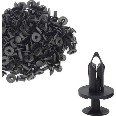 Clips Fixation Pour Intérieur Voiture, Clips De Fixation Voiture Pour Pare-Chocs, Clips Garniture Intérieure Porte En Plastique, Clip De Fixation Pour Panneau(50 Pièces) (1/5)