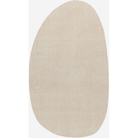 Tappeto frisée tinta unita design moderno Milano stone CRE101
