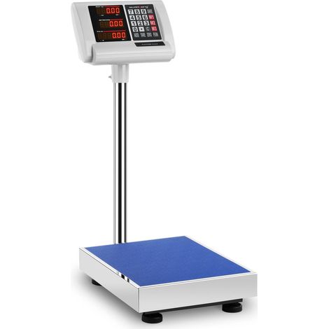 Bilancia a piattaforma da magazzino 30x40cm, alimentazione + batteria 100kg / 10g (1/5)