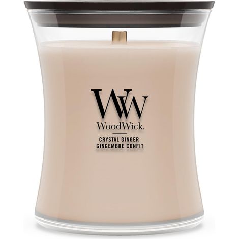Bougie parfumée Gingembre Confit avec mèche crépitante Durée de combustion jusqu'à 50 heures (1/5)