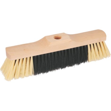 Scopa universale in legno da 30 cm, senza manico, per spazzare (1/2)