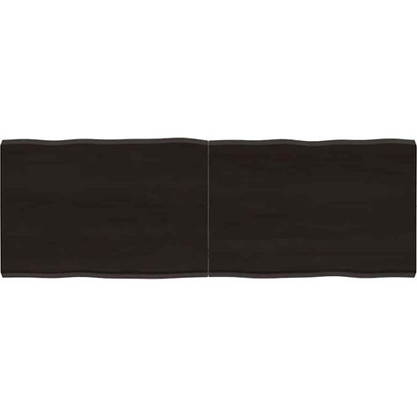 Dessus de table bois massif traité bordure assortie