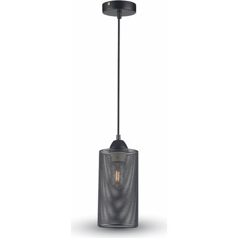 Lampadario Portalampada 1MT E27 Ф130mm - Metallo traforato - Mod VT-7132 (1/5)