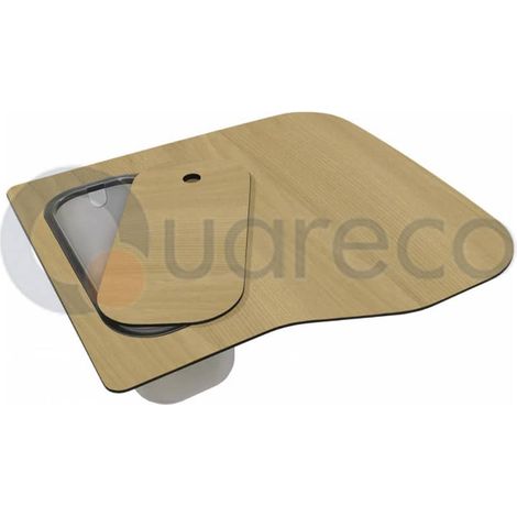 Tagliere Elleci Element Fox 360 con Vaschetta in materiale HPL Quercia - ATH130OL (1/2)