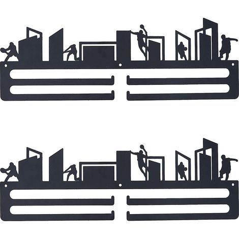 Porte-médailles mural pour sports urbains, support en fer pour médailles, présentoir pour médailles de marathon (1/5)
