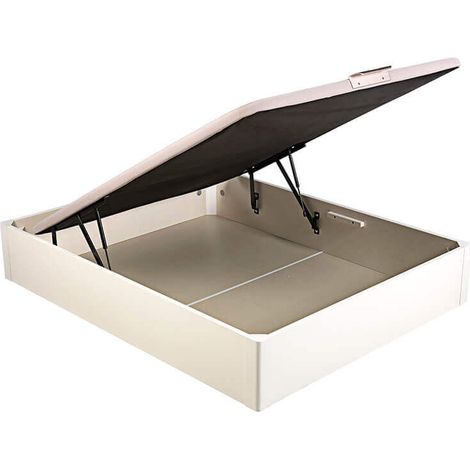 Canapé pliant Pikolin Desing avec couvercle incrusté hauteur 31 cm  Blanc - 140x190 cm