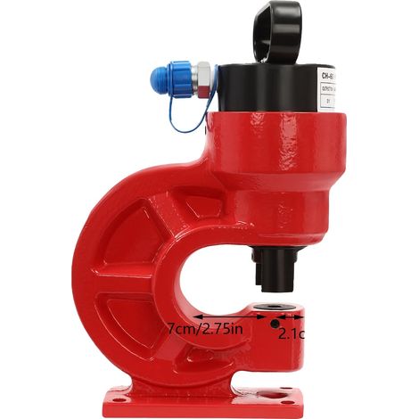 Hydraulische Stanzmaschine, 31T Ausstoß, 4 Stanzwerkzeuge, Rot (1/2)