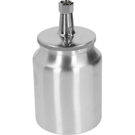 Godet Aluminium 1000ml pour Pistolet à Peinture, Réservoir Aspirant avec Buse 3.0mm, Pot de Pulvérisation Professionnel (1/5)