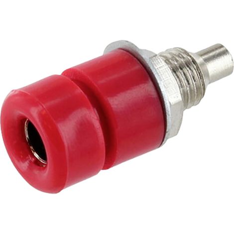 econ connect TB40RT Laborbuchse Buchse, Einbau Stift-Ø: 4 mm Rot 1 St. Bulk
