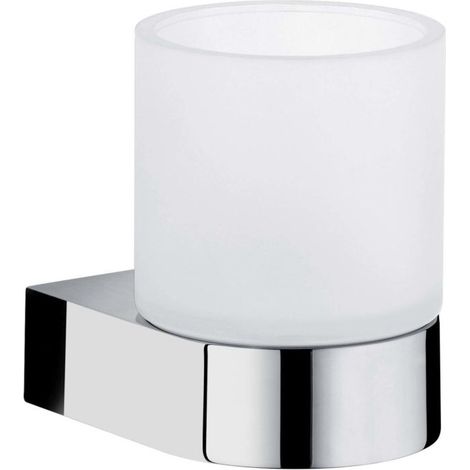 porte-verre Keuco Edition 300 30050019000 chromé, avec cristal, dépoli (1/2)