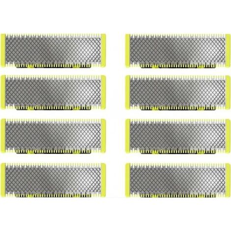 Kompatibel mit OneBlade – Ersatzklingen für den OneBlade Elektrorasierer/Trimmer, aus robustem Edelstahl, zum Trimmen, Stylen und Rasieren, 8er-Packung (1/5)