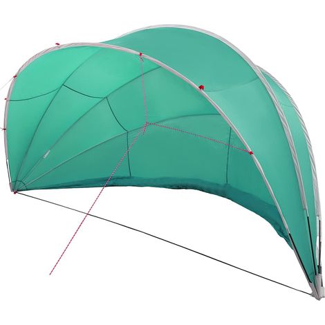 Pool Dome 546 x 516 x 250 cm 185T polyester with PU coating vidaXL (1/5)