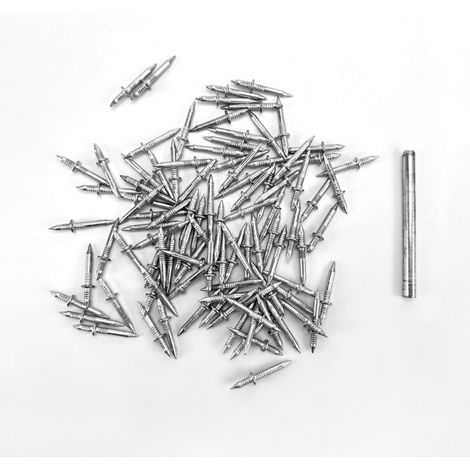 Clous pour plinthes, clous sans couture avec fil de base à double tête
