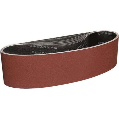 Ineasicer Abrasive Belts 100x915 mm - 8 Pieces of 80 Grit Sanding Belt for Sanding and Polishing with Portable Belt Sander (1/5)