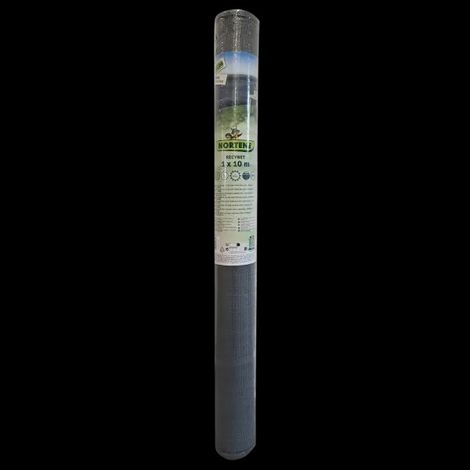NORTENE Brise-vue HDPE tissé anthracite 1,5 x 10 m - 120 g/m² - boutonnières (1/3)
