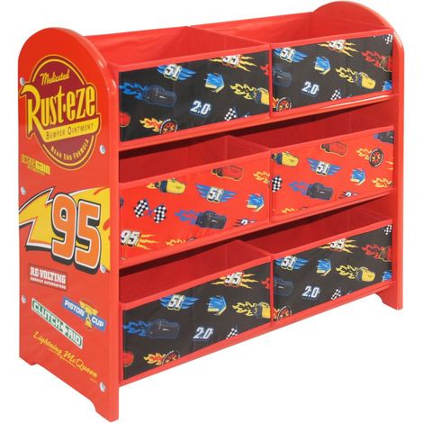 Scaffale Portagiochi Disney Cars