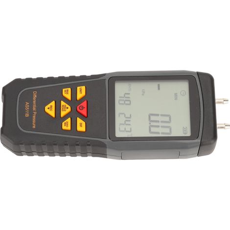 Differenzdruckmessgerät mit LED-Hintergrundbeleuchtung, tragbares digitales Gasdruckmessgerät, Differenzmanometer (1/5)