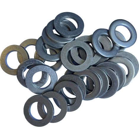 30 rondelles 16 mm plates en inox a4 aisi 316