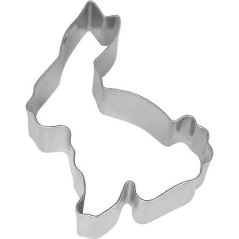 Emporte-pièce lapin de Pâques 3D en acier inoxydable - Moule à biscuits - Moule à pâtisserie (1/4)