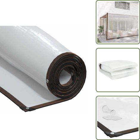 Transparente Plane mit Ösen 5x10 m Polyethylen - Transparente Plane - Transparente Planen - Durchsichtige Plane - Klare Plane (1/5)