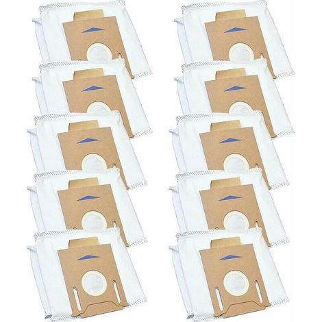 10er-Pack Ersatzstaubbeutel für Staubsauger der Serien T8 Max und T8 sowie DX93 (1/4)