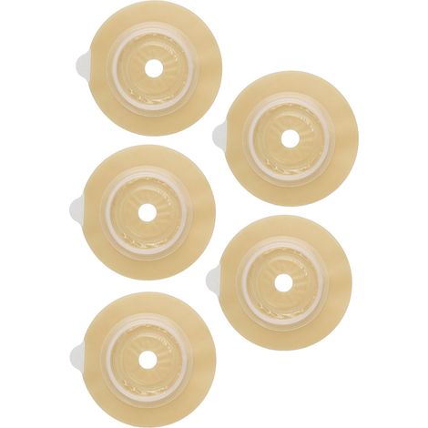 Barrière de stomie jetable 5 pièces, étanche et hypoallergénique, couleur chair pour colostomie (1/5)