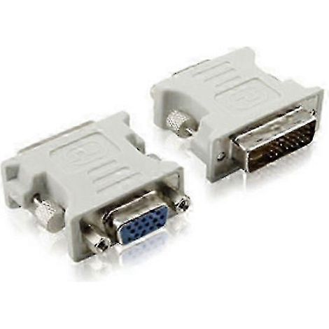 Adaptateur DVI 24+1 mâle vers VGA femelle, adaptateur DVI vers VGA pour moniteur d'ordinateur, lot de 2 adaptateurs vidéo (1/3)