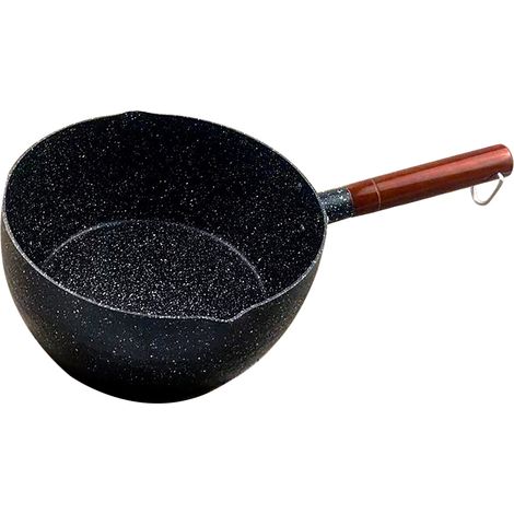 Petite casserole multifonctionnelle antiadhésive pour la cuisson des nouilles, des soupes, du lait et des aliments pour bébés, 22 cm / 8,7 pouces. (1/5)