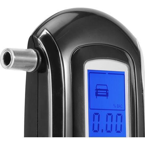 Testeur d'Alcool Digital LCD Portable Mini AT6000 - Alcootest Professionnel à Souffle (1/5)