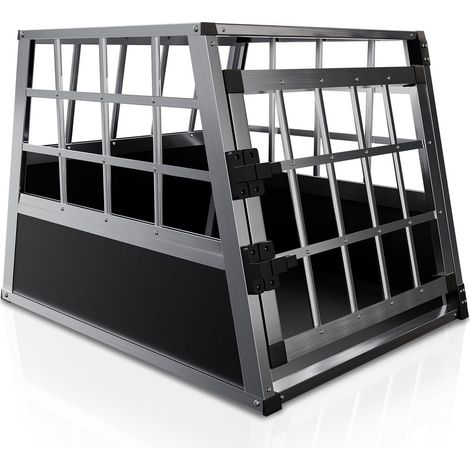 Box di trasporto per cani in alluminio