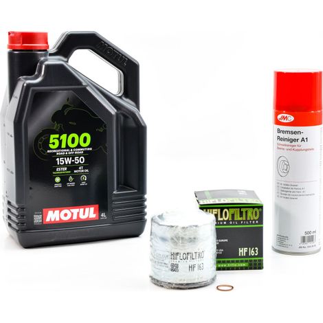 Kit Entretien Vidange pour BMW R 1150 GS de 2000 à 2003 - MOTUL 5100 15W50 4L