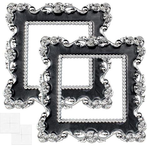 2 Pcs Light Switch Cover Stickers, Black Light Switch Cover Wall Switch Stickers (15.515.5cm) (1/5)