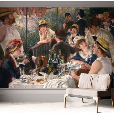 Selbstklebende Tapete modern Wohnzimmer - Wanddeko Schlafzimmer - Tapete mit Motiv Sommerfest 312x219 cm (1/5)