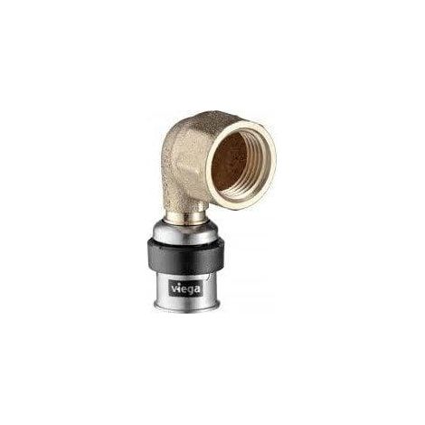 Viega Coude 90° GW 20 x 3/4 Bronze Smartpress